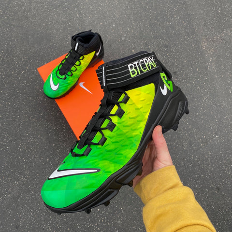 Custom Painted Football Cleats