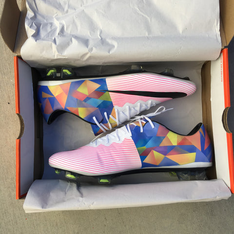 custom painted soccer cleats