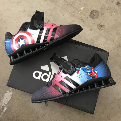 Captain America Adidas Adipower Weightlifting Shoes