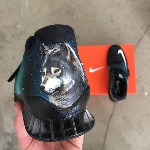 Canadian Northern Lights and Wolf Nike Romaloes