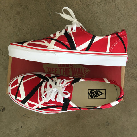 Van Halen's Iconic Frankenstrat Guitar Inspired Vans – B Street Shoes