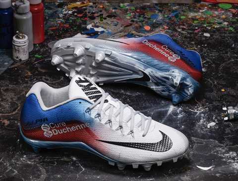 Custom Painted Nike Football Cleats
