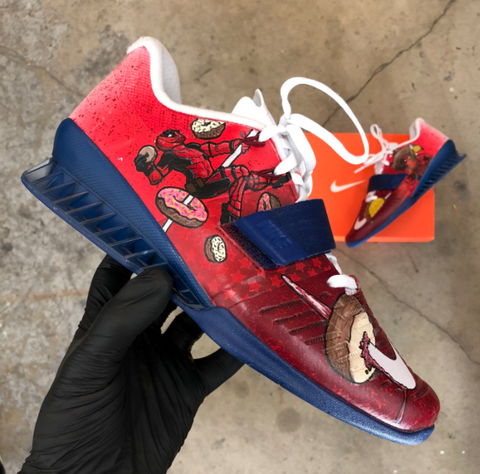 Deadpool and Donuts Nike Romaleos! – B Street Shoes