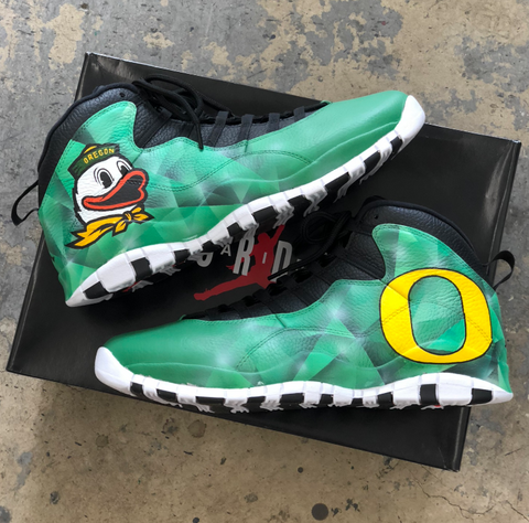 The Oregon Ducks Take Over Jordan 10's! – B Street Shoes