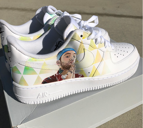 RIP Mac Miller- Custom AF1's in 