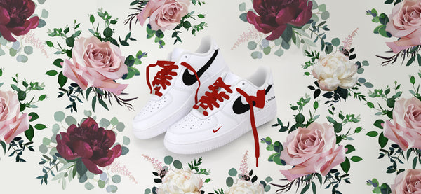 valentines day nike af1 sneakers