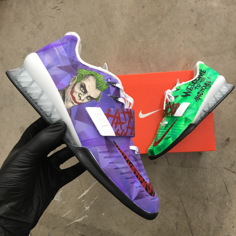 These Shoes are No Joke - Custom Hand Painted Joker Shoes