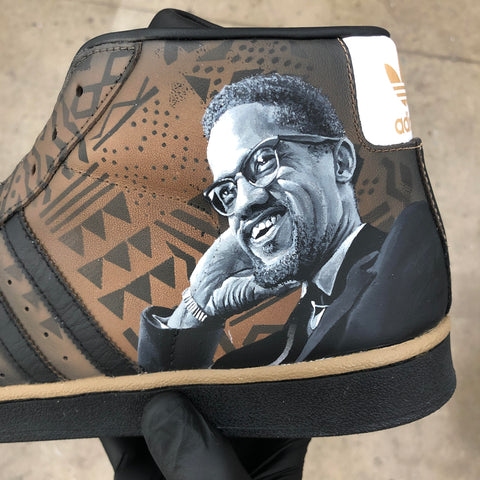 Custom Painted Black History Month Adidas