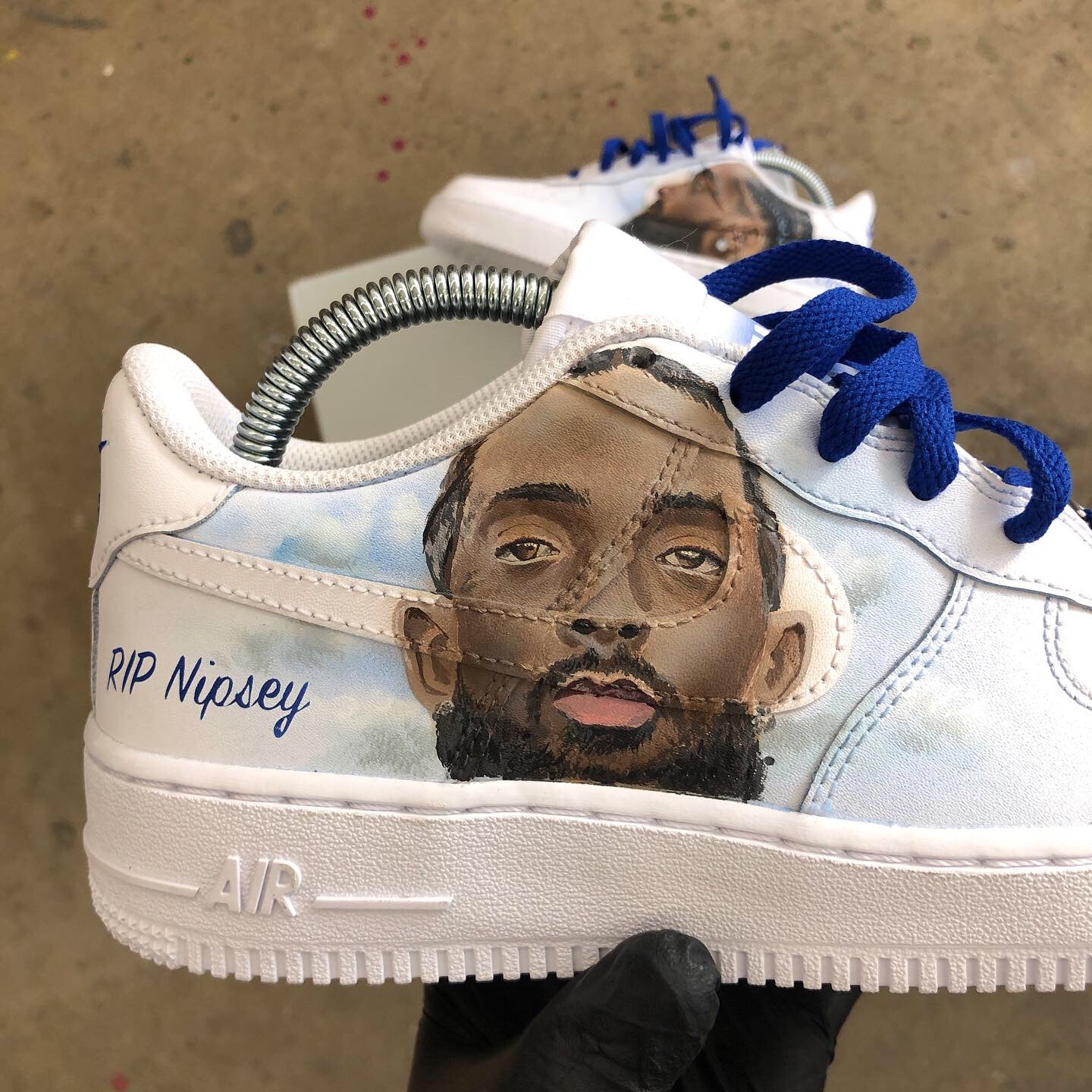 custom nipsey hussle shoes