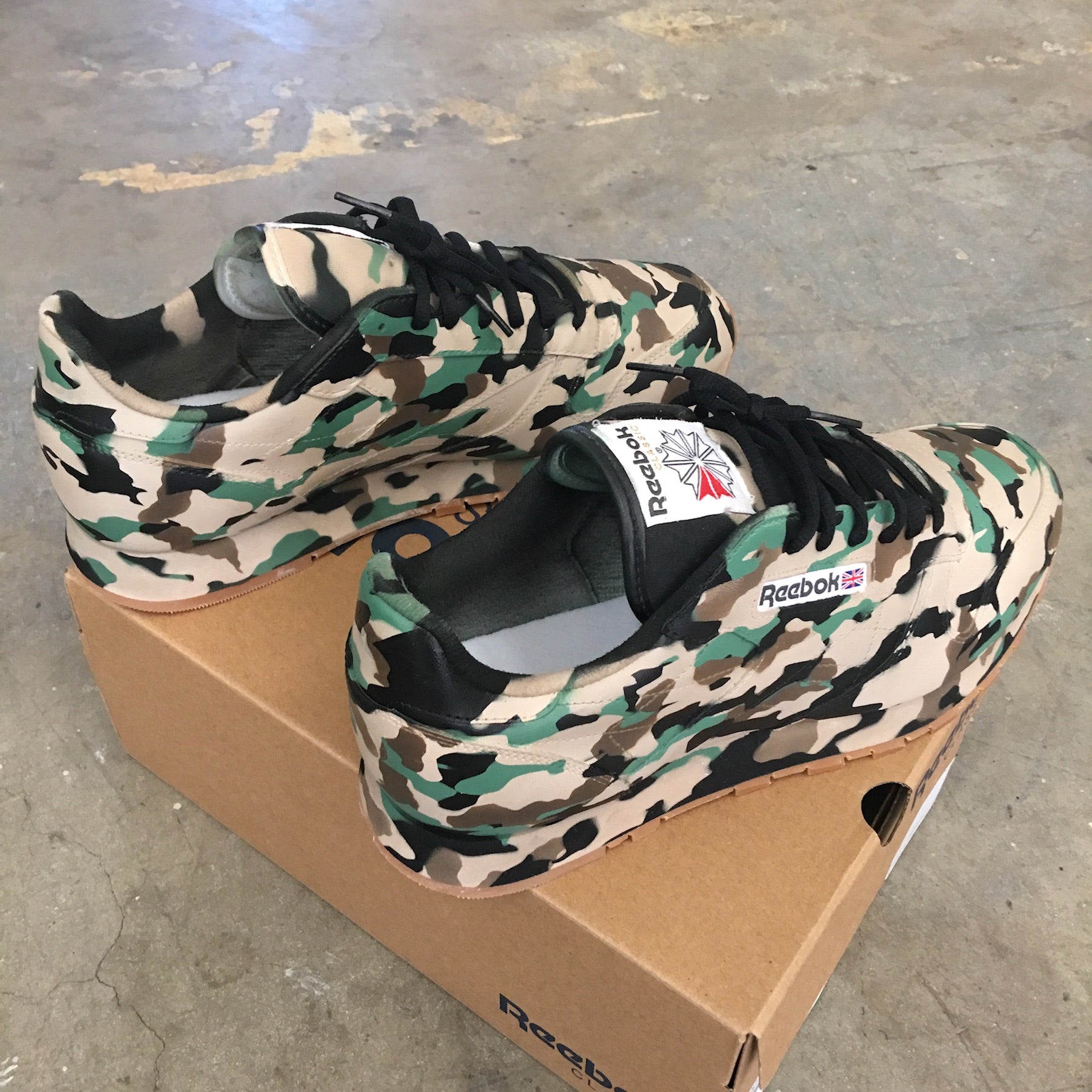 Custom Camouflage Reebok Classics – B 