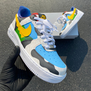 painted air force one shoes