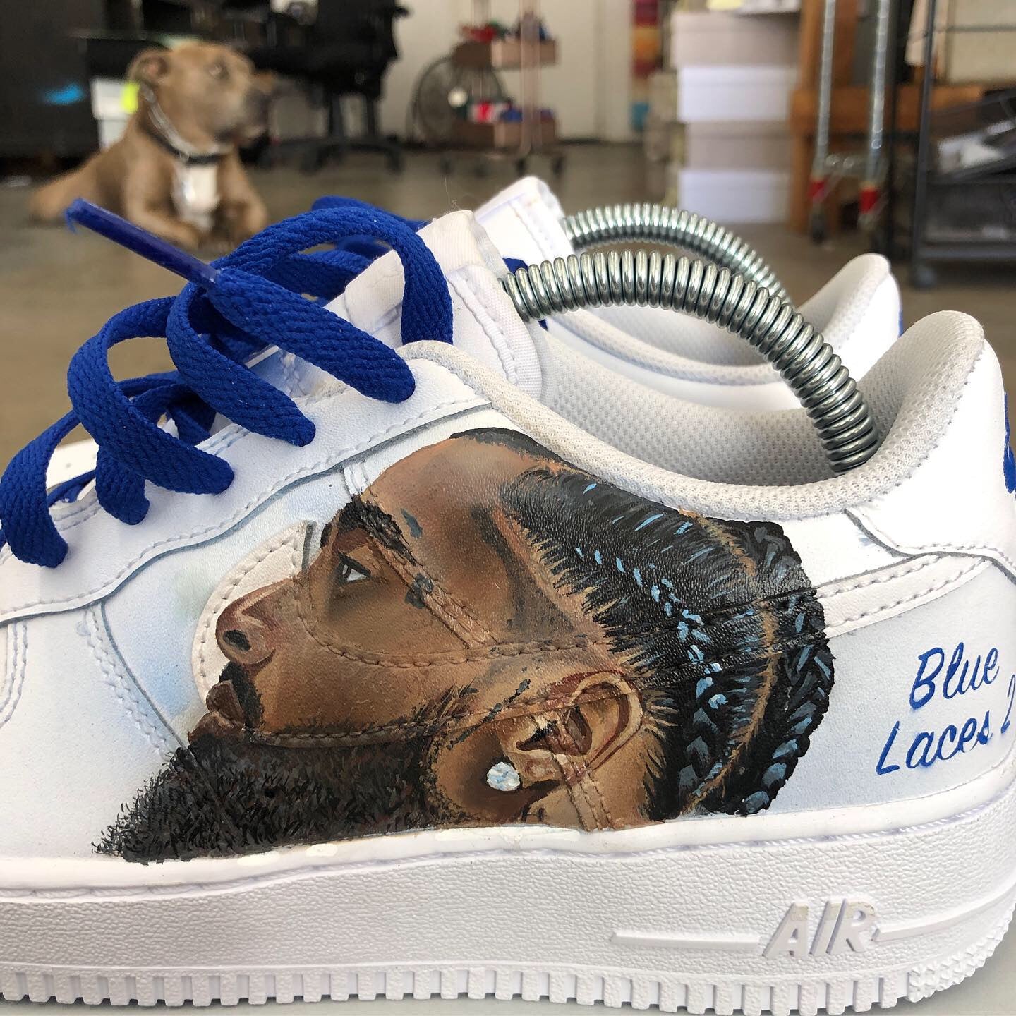 nipsey blue air force ones