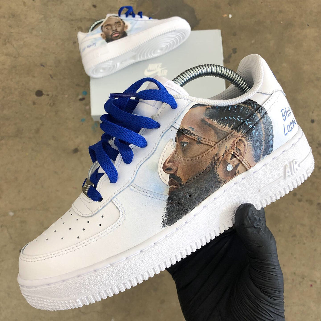 Nike Custom Hand-Painted Nipsey Hussle 