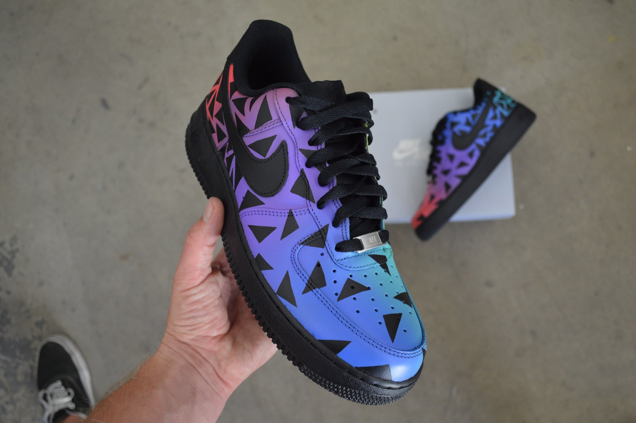 custom hand painted air force 1