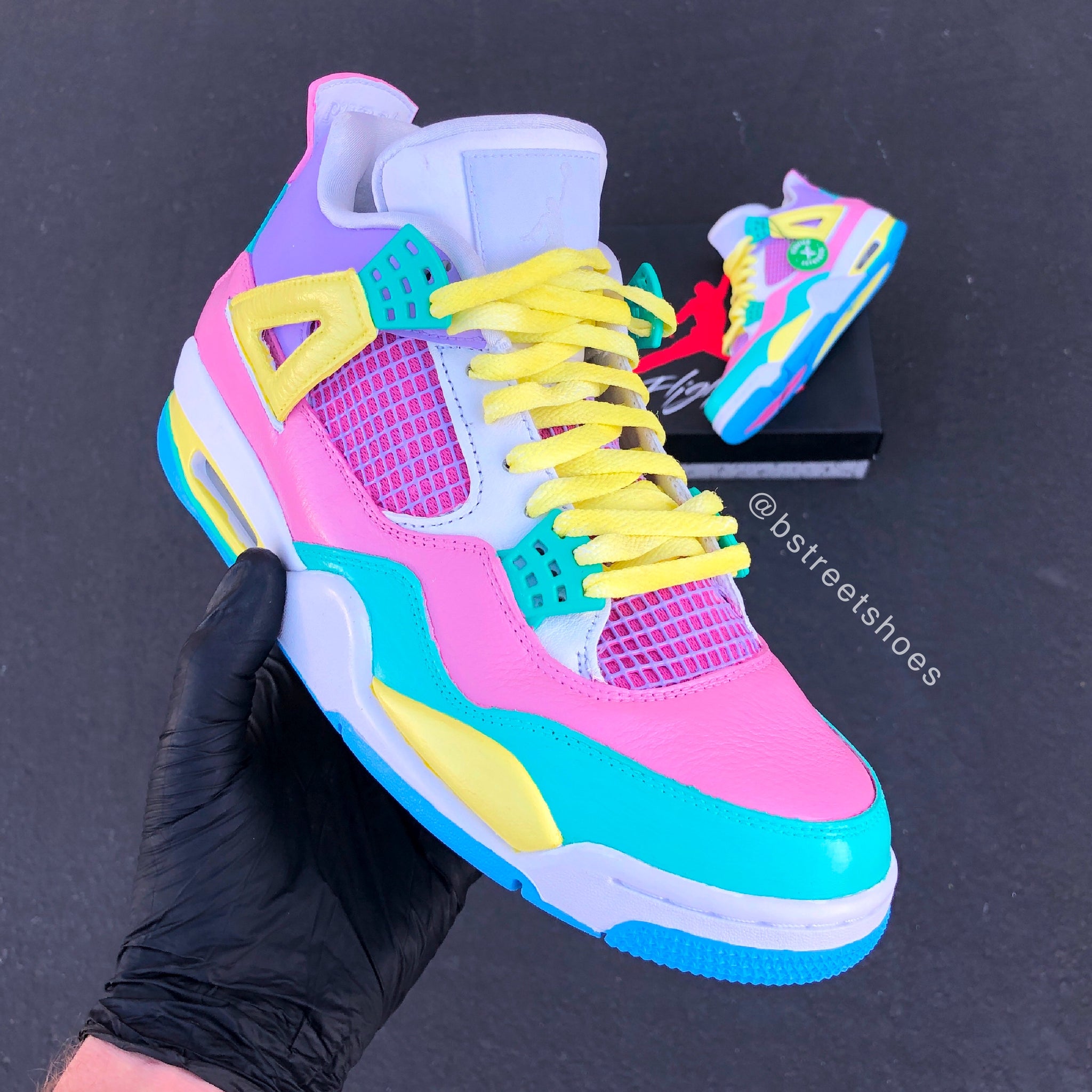 Easter Jordan 4s - Custom Order - Mens 