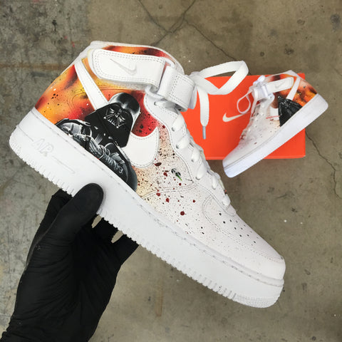 custom painted nike air force ones