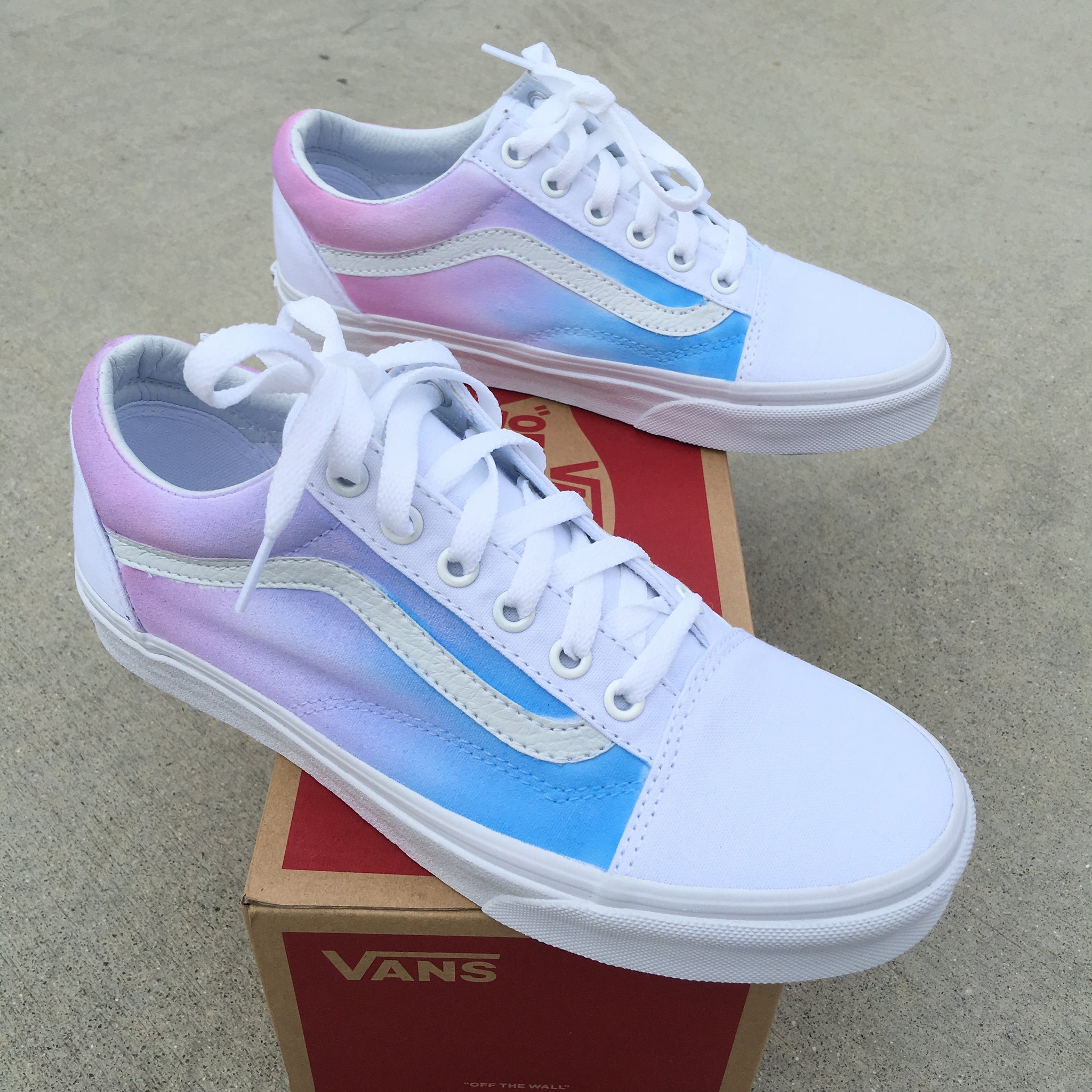 painted vans old skool