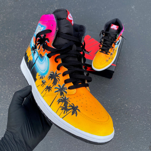 custom painted jordans