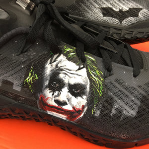 Custom Hand Painted Nike Metcon Batman & Joker Theme – B Street Shoes