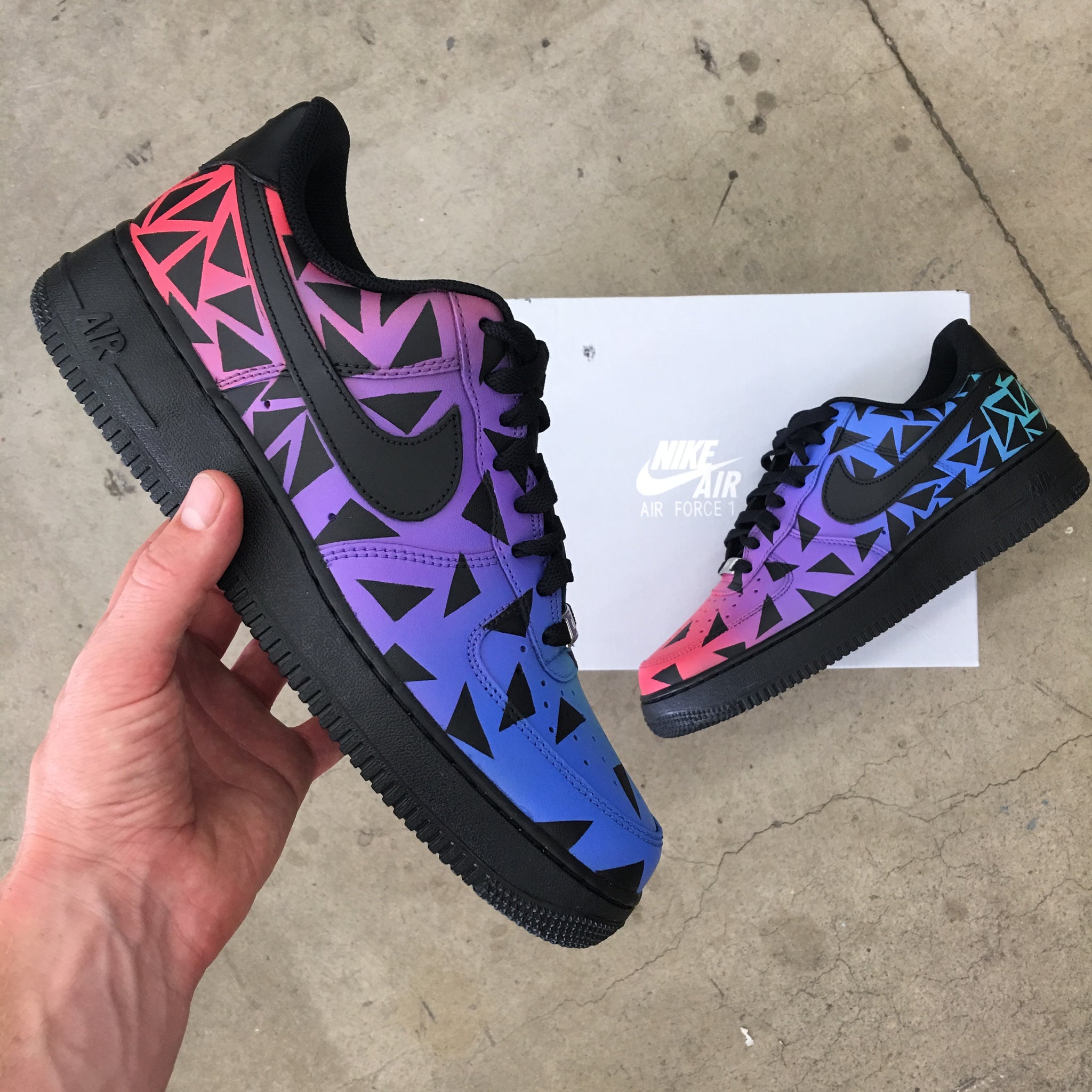 custom painted air force 1