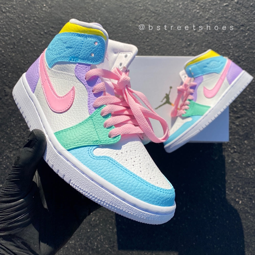 custom pastel jordans