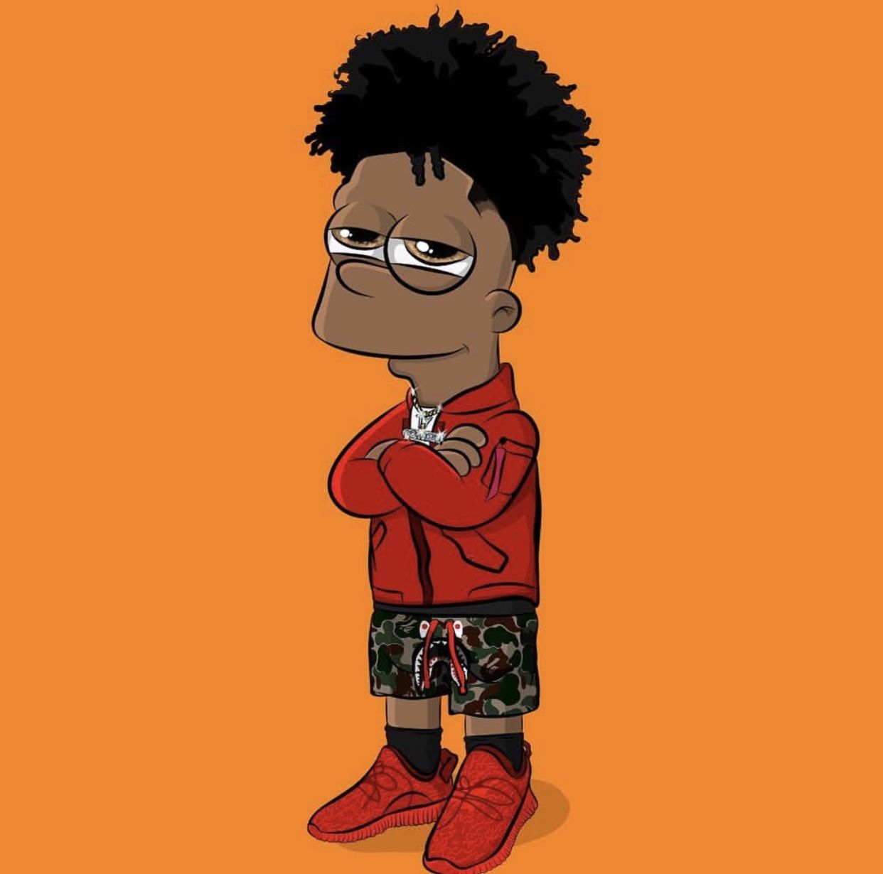 Nba Youngboy Bart Simpson Crossover Custom Order Invoice 1