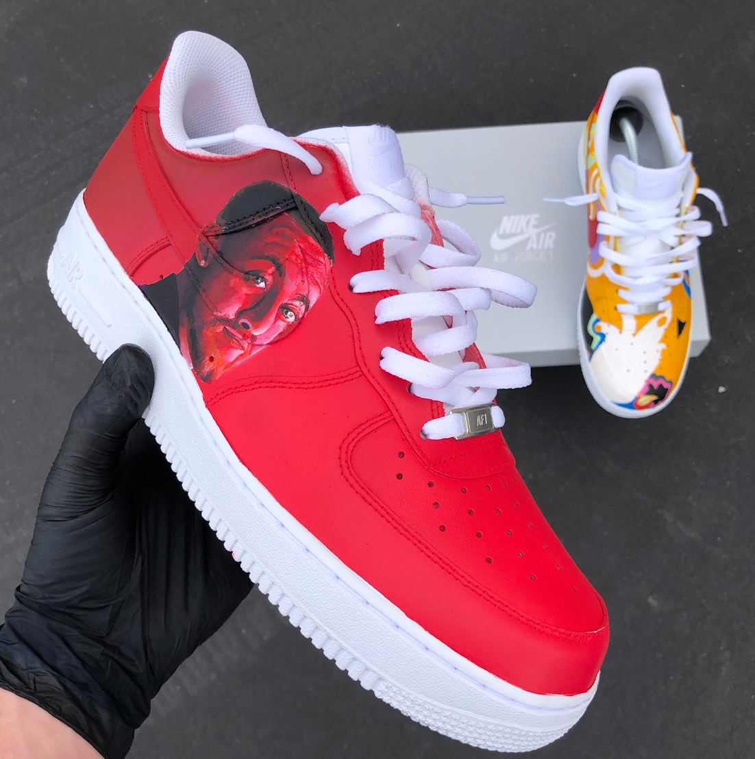 custom painted air forces