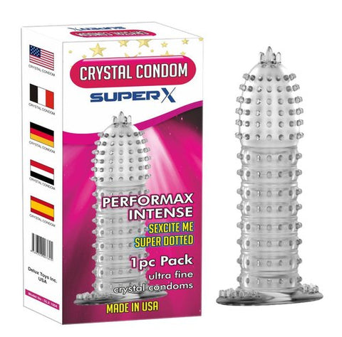 Crystal condom for couples