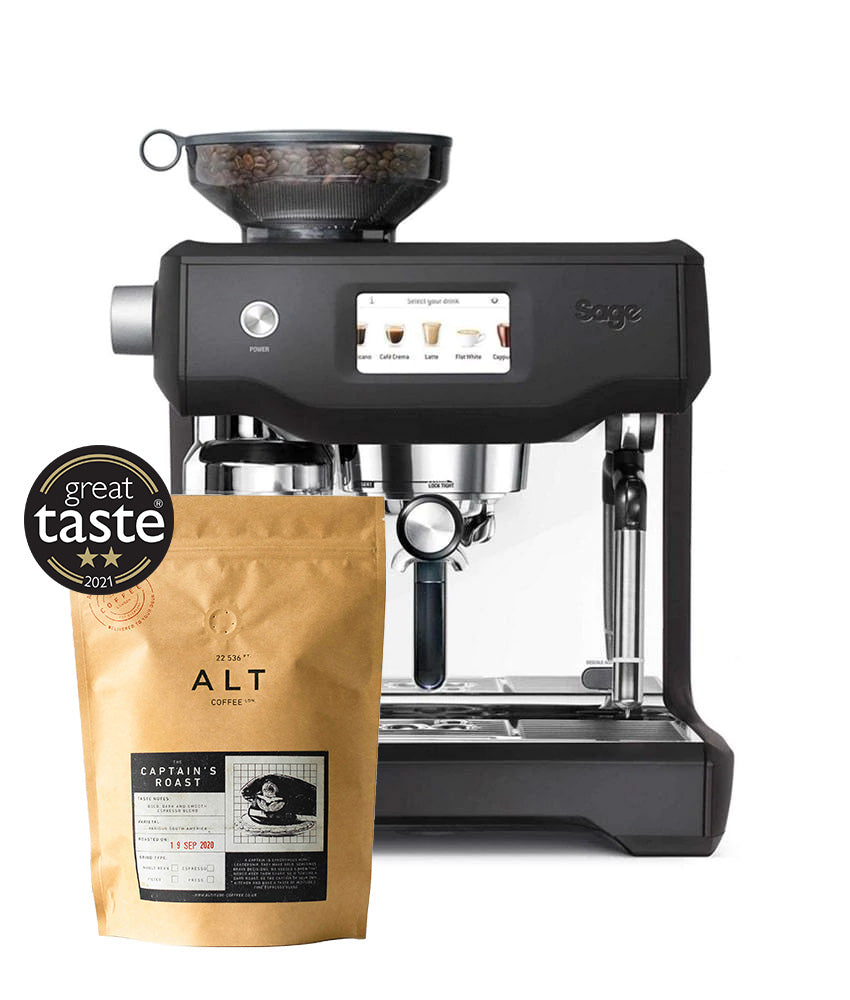 Sage The Barista Pro Espresso Machine - Black Truffle - Altitude