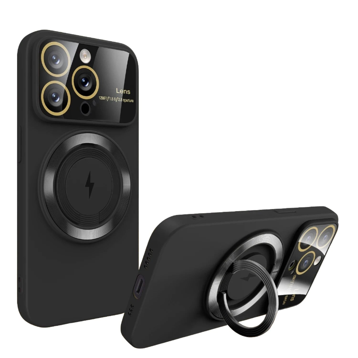 Magnet Holder Cover Large View All-round Camera Shell Magsafe Phone Case For iPhone
