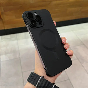 Frameless Ultra Thin PC Hard Shockproof Lens Protector Magsafe Phone Case for iPhone - AF Case