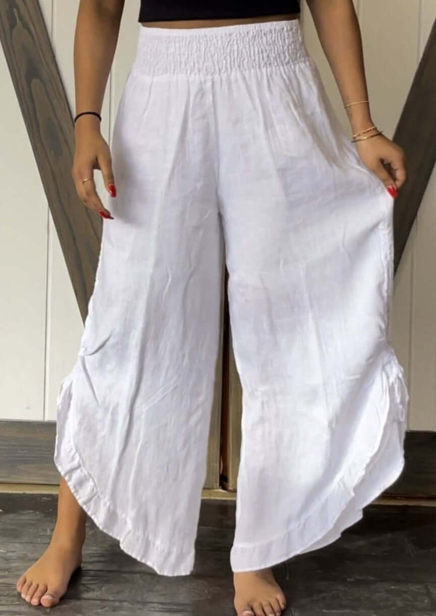 Cotton , Linen Gaucho Pants 101, Burda Style 07/21 July 2021