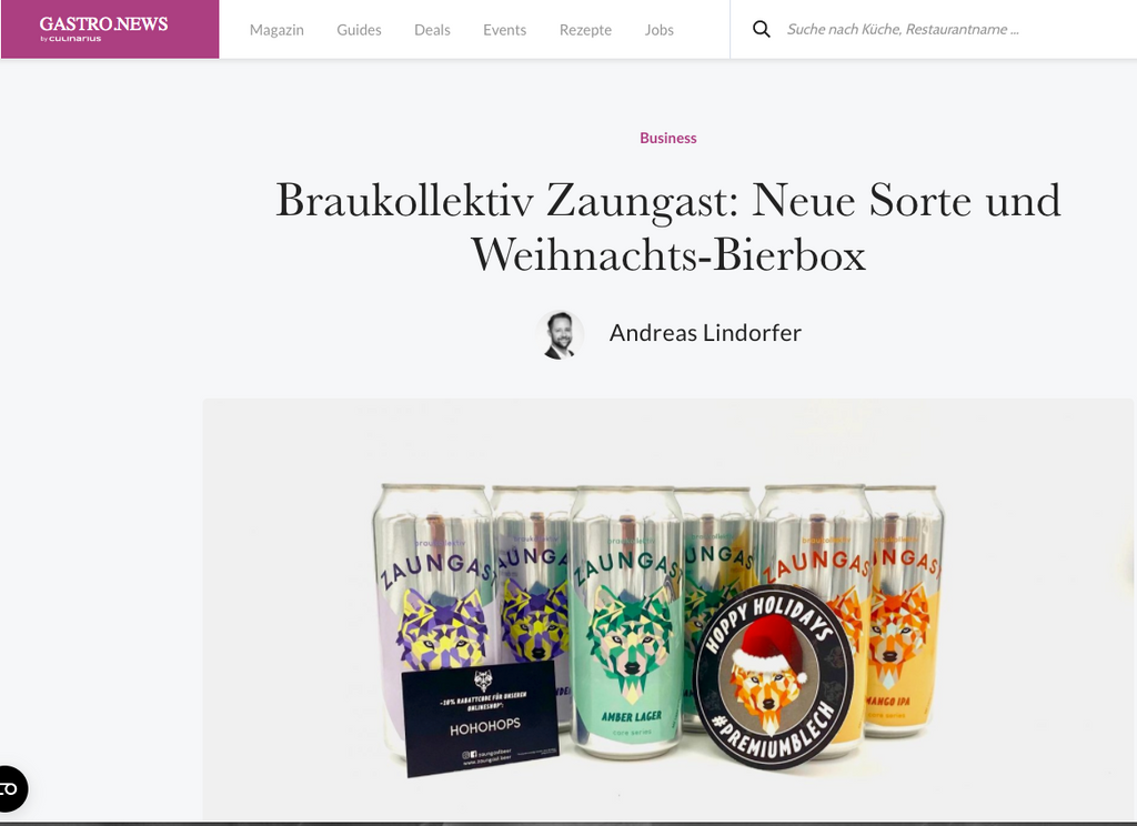 Gastro News Wien Zaungast Craft Bier Weihnachtsbox
