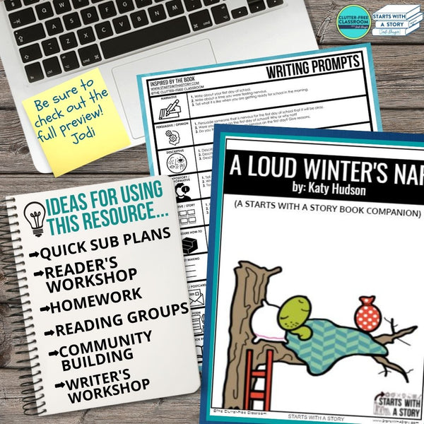 a-loud-winter-s-nap-activities-worksheets-lesson-plan-ideas-clutter-free-classroom-store