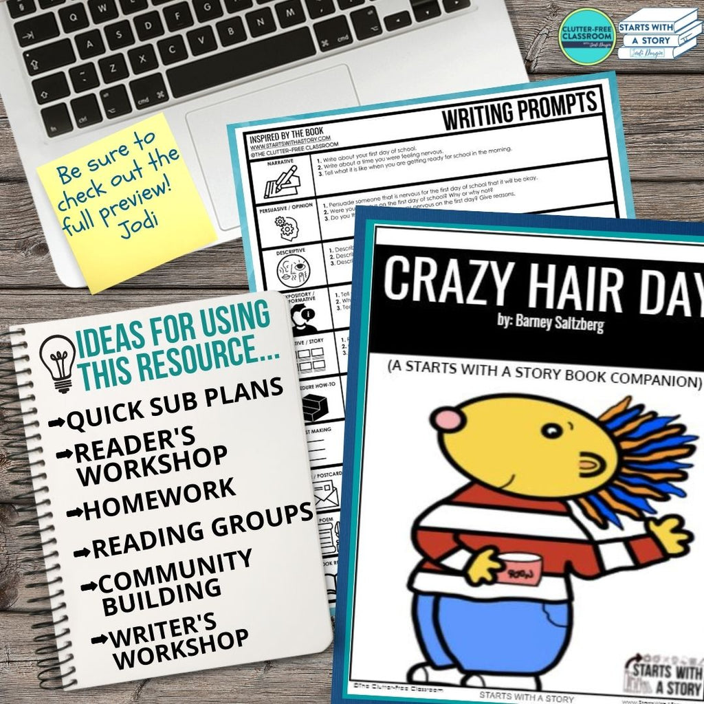 crazy-hair-day-activities-worksheets-lesson-plan-ideas-clutter