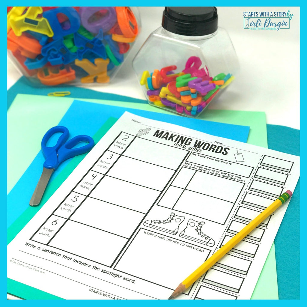 Those Shoes activities and lesson plan ideas – Clutter Free Classroom Store