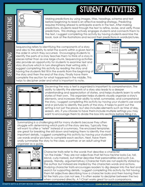 Those Shoes activities and lesson plan ideas – Clutter Free Classroom Store