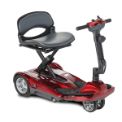 EV Rider Transport AF Plus automatic folding mobility scooter in red.