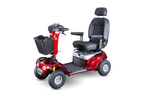 Shoprider Enduro XL4 mobility scooter in red.