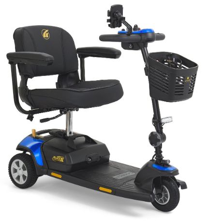 Golden Technologies Buzzaround XLS-HD 3-Wheel Disassembling Portable Mobility Scooter