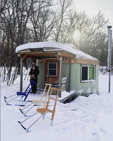 Yurt at Glendalough State Park, Battle Lake Minnesota