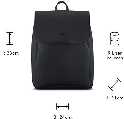 Leder Rucksack vegan für Damen