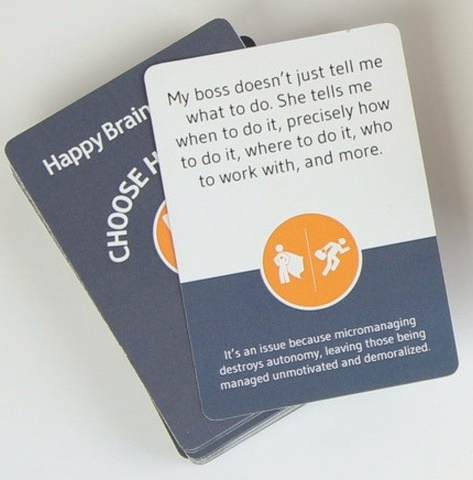 happiness @ work game problem card
