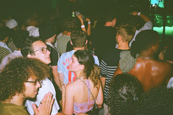 Photograph of group of people in a club