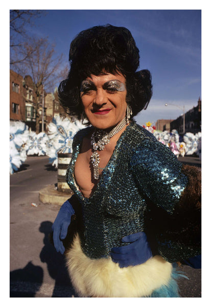 Photograph taken at a Mummer's Parade in Philadelphia