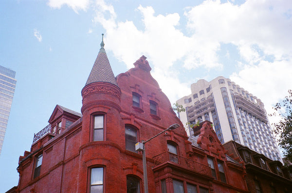 Photograph of an old brick building in Philadelphia