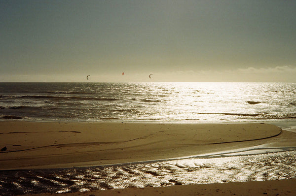 Photograph of a beach scene