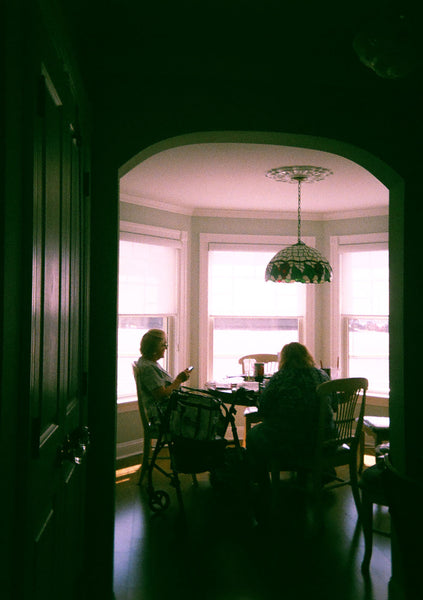 Photograph of a dining table