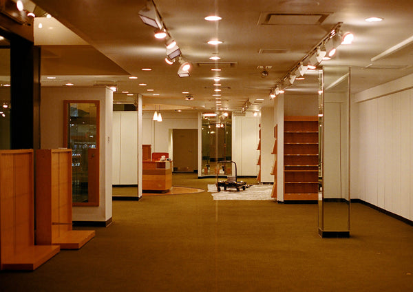 Photograph of the inside of an office