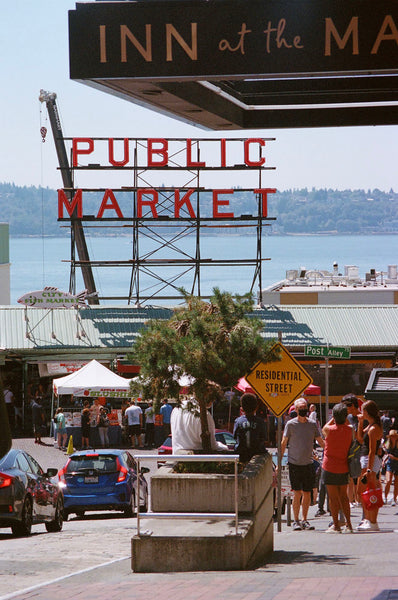 Photograph of "Public Market" sign